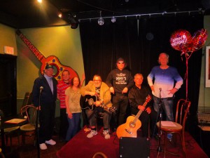 The Gladstone's invade Dr. B's -  with Bill Gladstone, Martin Frank, Bonnie Gladstone, Tony Quarrington, Martin Gladstone, Howard Gladstone and Brian Gladstone.